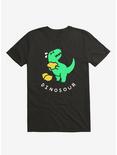 Dinosour T-Shirt, BLACK, hi-res