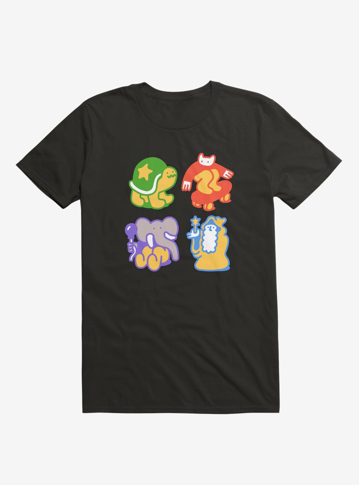 Doodle Buddies T-Shirt, BLACK, hi-res