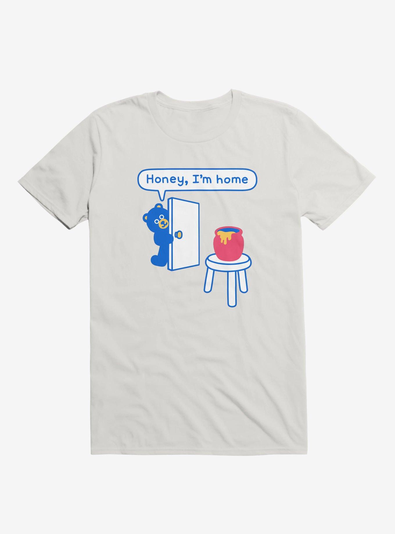 Honey Bear T-Shirt, WHITE, hi-res