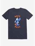 Rock & Roll Skull T-Shirt, NAVY, hi-res