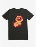Siamese Cat Pixel Art T-Shirt, BLACK, hi-res