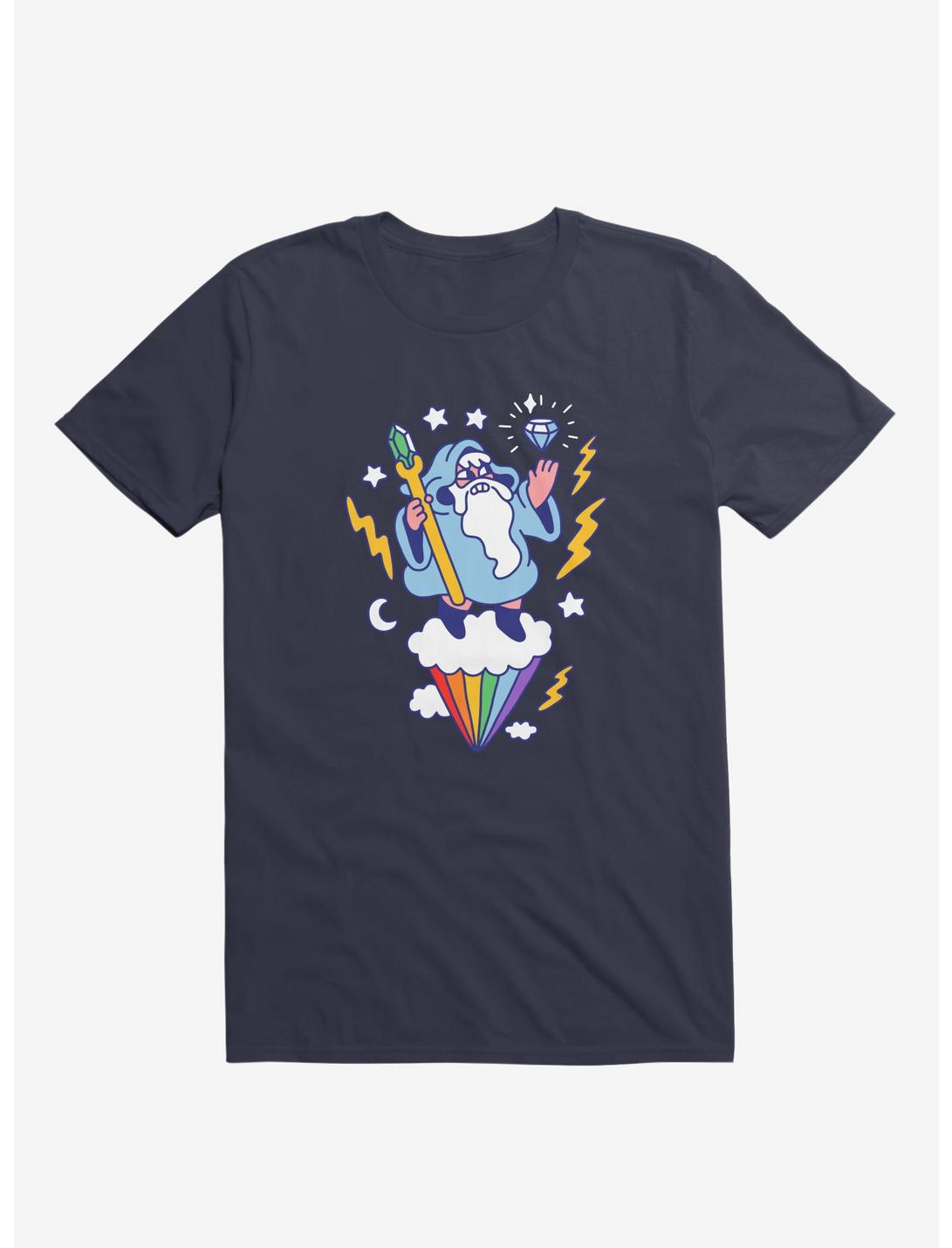 Wizard In The Sky T-Shirt, NAVY, hi-res
