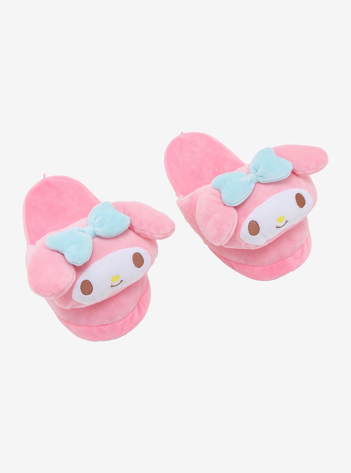 My Melody Plush Slippers, , hi-res