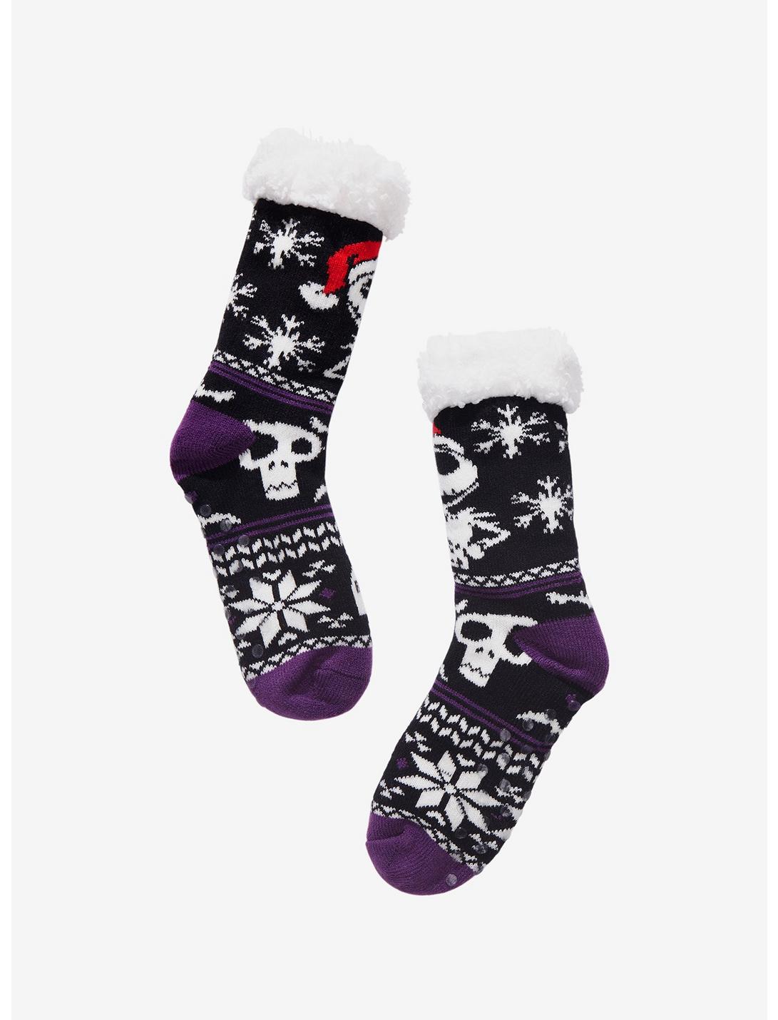 The Nightmare Before Christmas Jack Skellington Fair Isle Cozy Socks, , hi-res