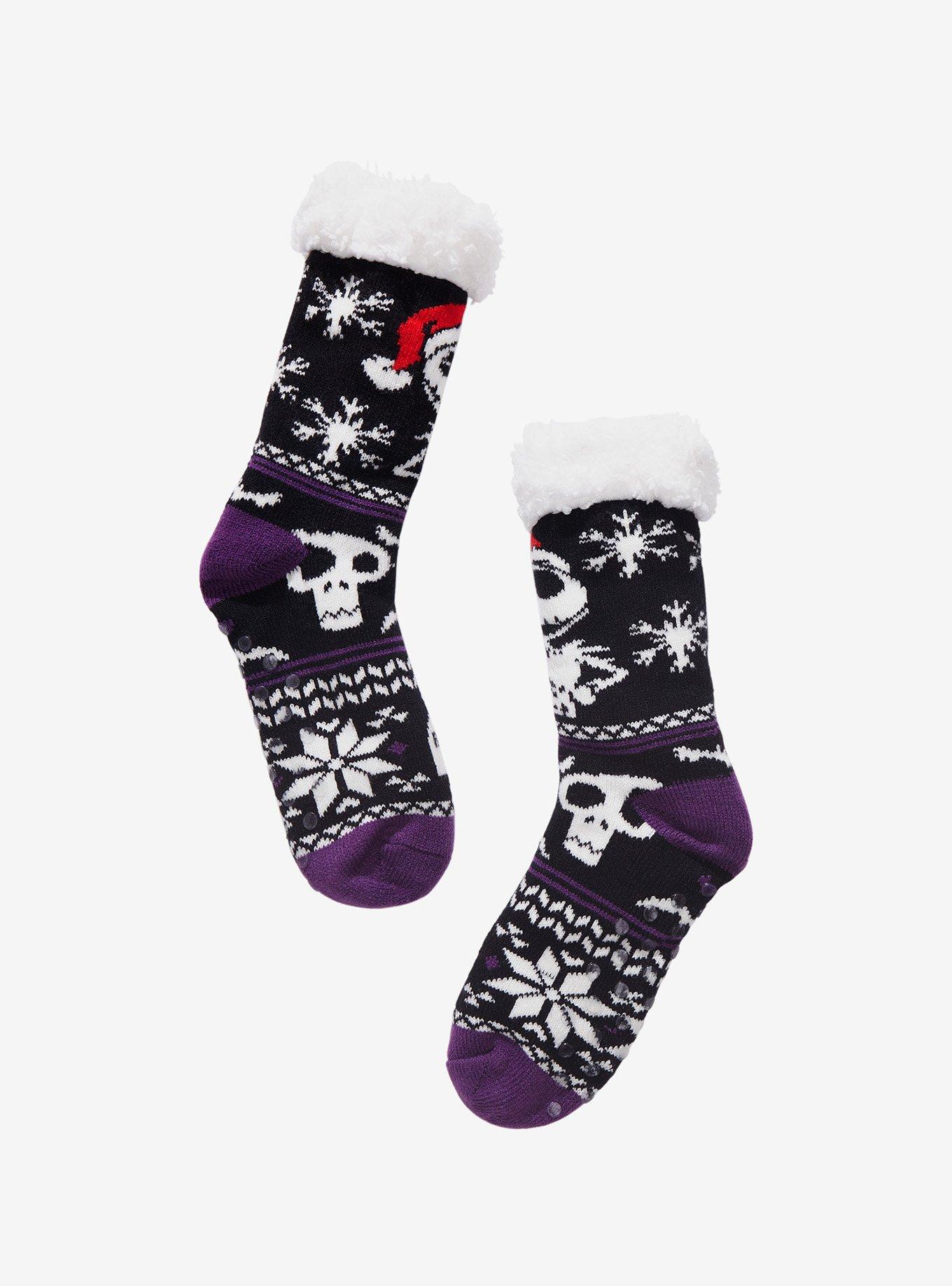 The Nightmare Before Christmas Jack Skellington Fair Isle Cozy Socks, , hi-res