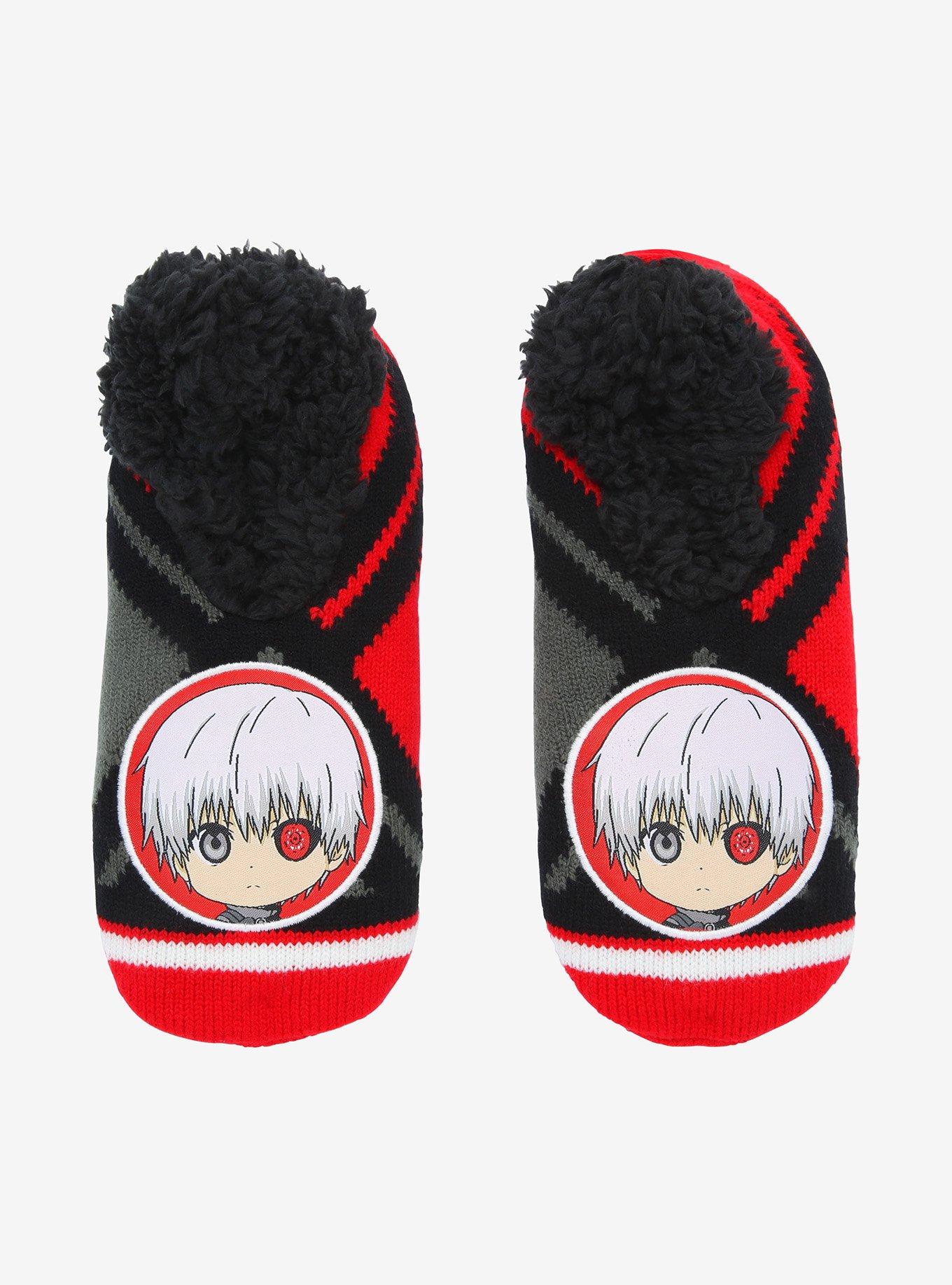 Tokyo Ghoul Chibi Ken Kaneki Cozy Slippers, , hi-res