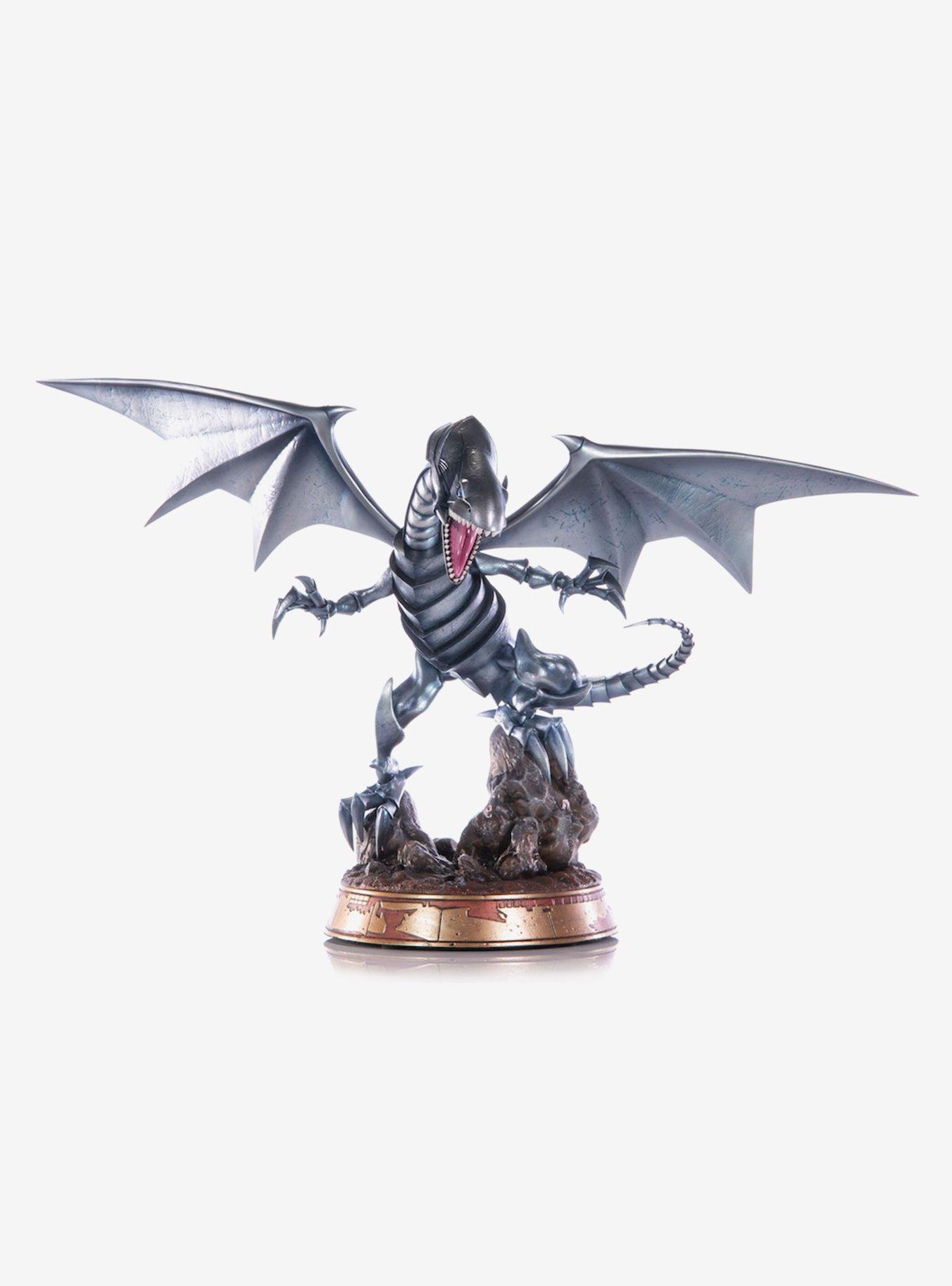 Yu-Gi-Oh! Blue-Eyes White Dragon Silver 14 Inch Statue, , hi-res