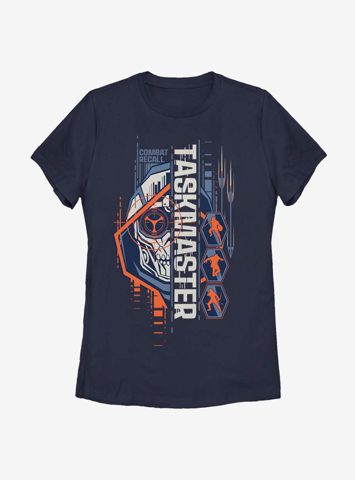 Marvel Black Widow Taskmaster Mask Womens T-Shirt, NAVY, hi-res