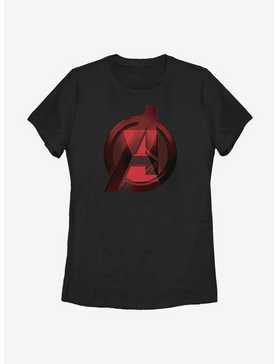 Marvel Black Widow Avenger Logo Womens T-Shirt, , hi-res