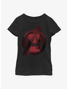 Marvel Black Widow Avenger Logo Youth Girls T-Shirt, , hi-res