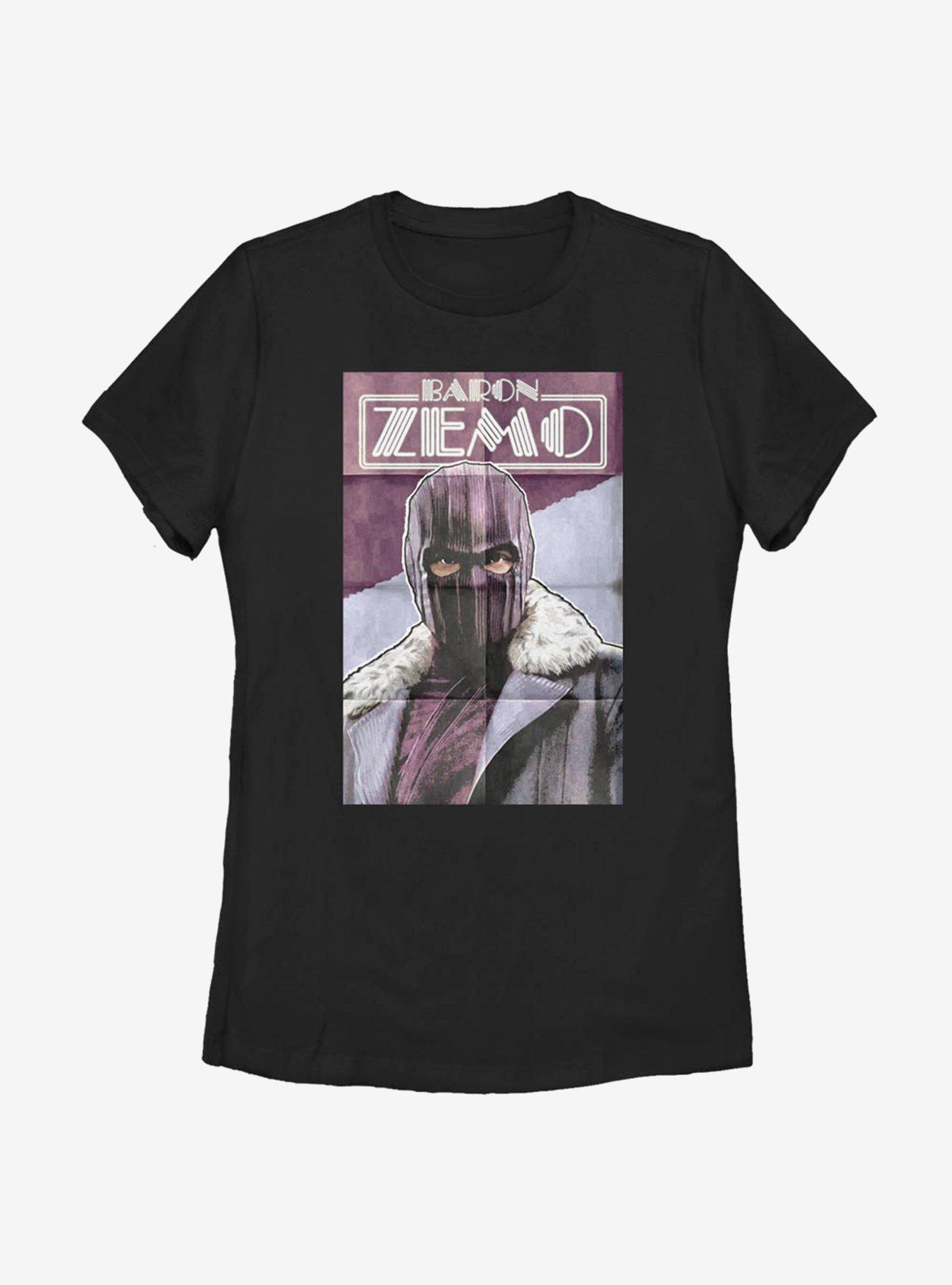 Marvel The Falcon And The Winter Soldier Zemo Poster Womens T-Shirt, , hi-res