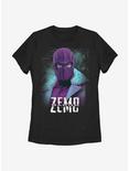 Marvel The Falcon And The Winter Soldier Zemo Purple Womens T-Shirt, BLACK, hi-res