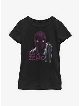 Marvel The Falcon And The Winter Soldier Masked Zemo Youth Girls T-Shirt, , hi-res