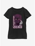 Marvel The Falcon And The Winter Soldier Named Zemo Youth Girls T-Shirt, BLACK, hi-res