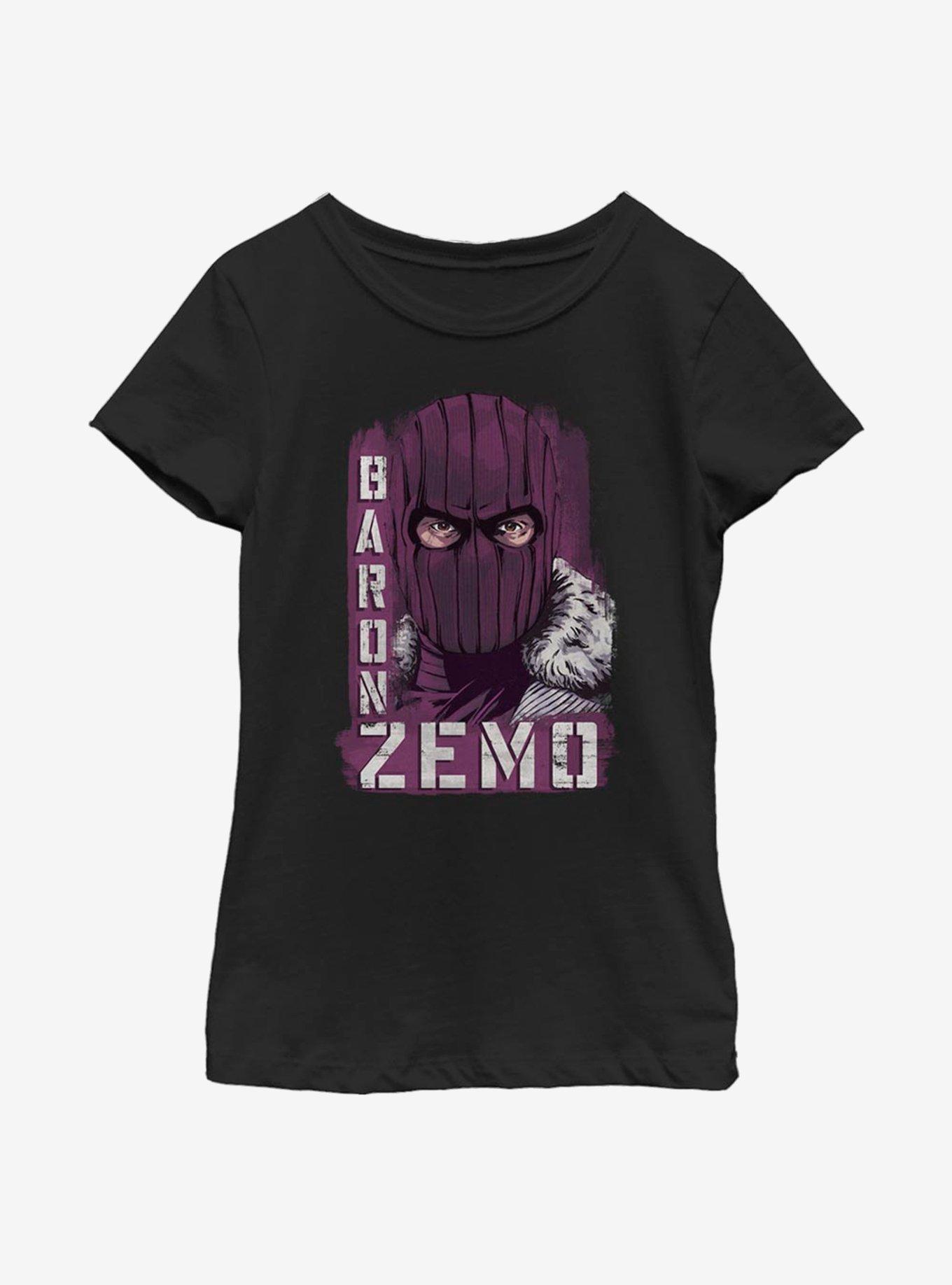 Marvel The Falcon And The Winter Soldier Named Zemo Youth Girls T-Shirt, , hi-res