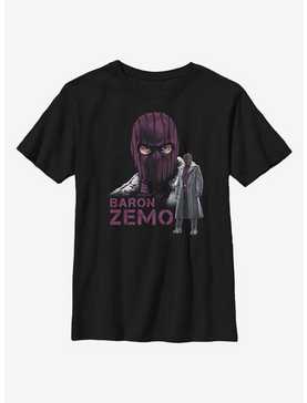Marvel The Falcon And The Winter Soldier Masked Zemo Youth T-Shirt, , hi-res