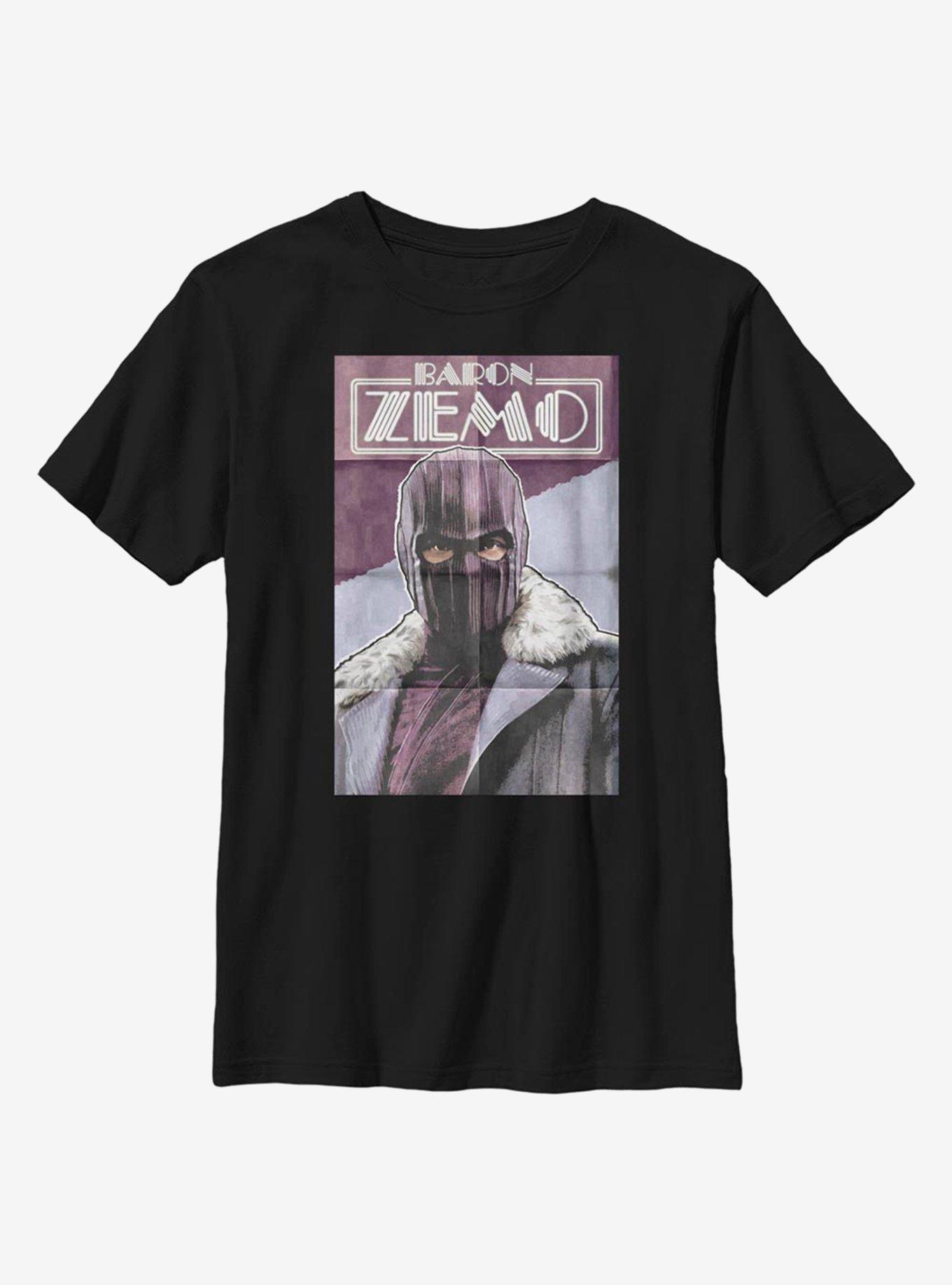 Marvel The Falcon And The Winter Soldier Zemo Poster Youth T-Shirt, , hi-res