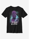 Marvel The Falcon And The Winter Soldier Zemo Purple Youth T-Shirt, BLACK, hi-res