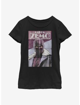 Marvel The Falcon And The Winter Soldier Zemo Poster Youth Girls T-Shirt, , hi-res
