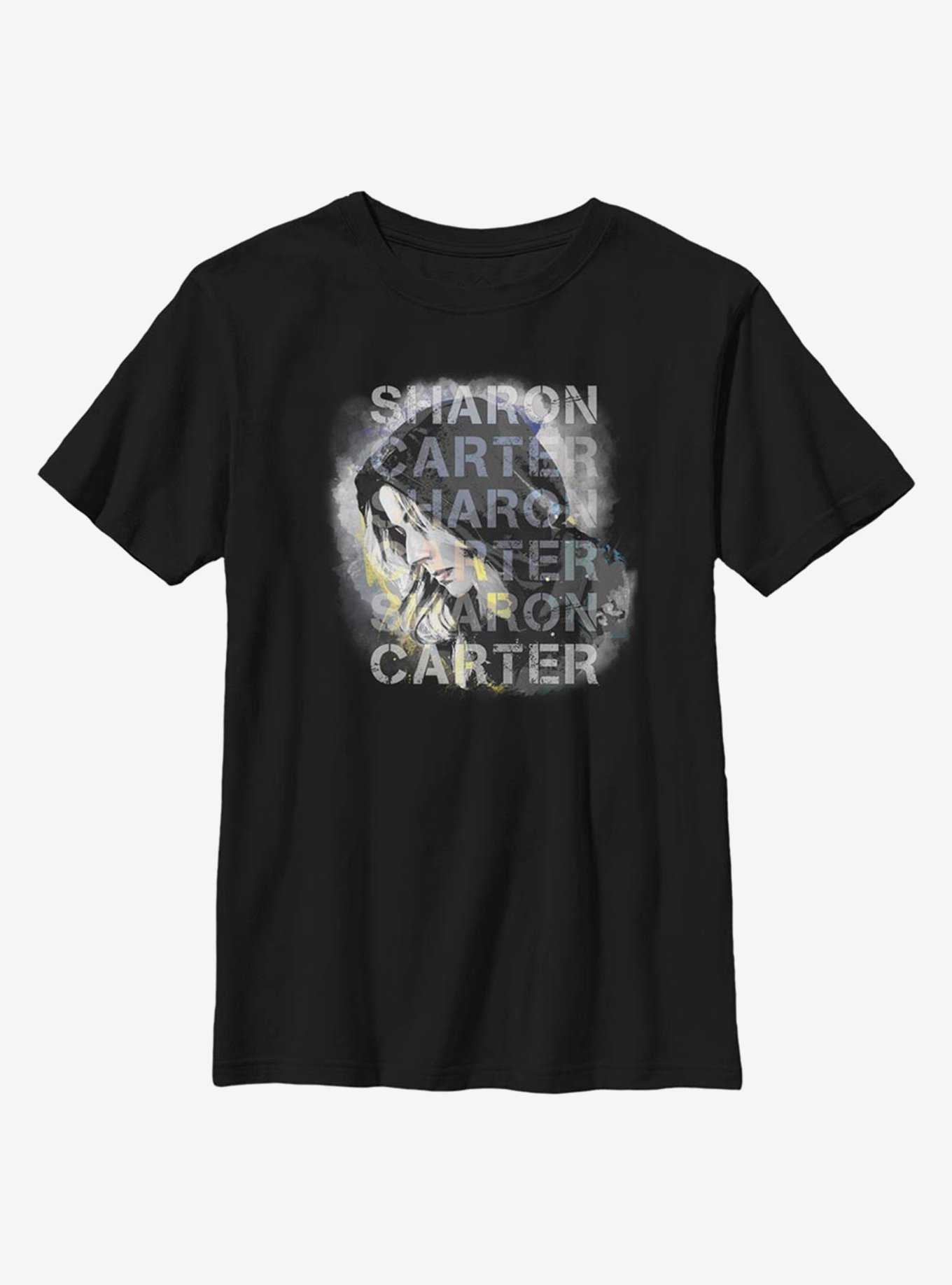 Marvel The Falcon And The Winter Soldier Carter Overlay Youth T-Shirt, , hi-res
