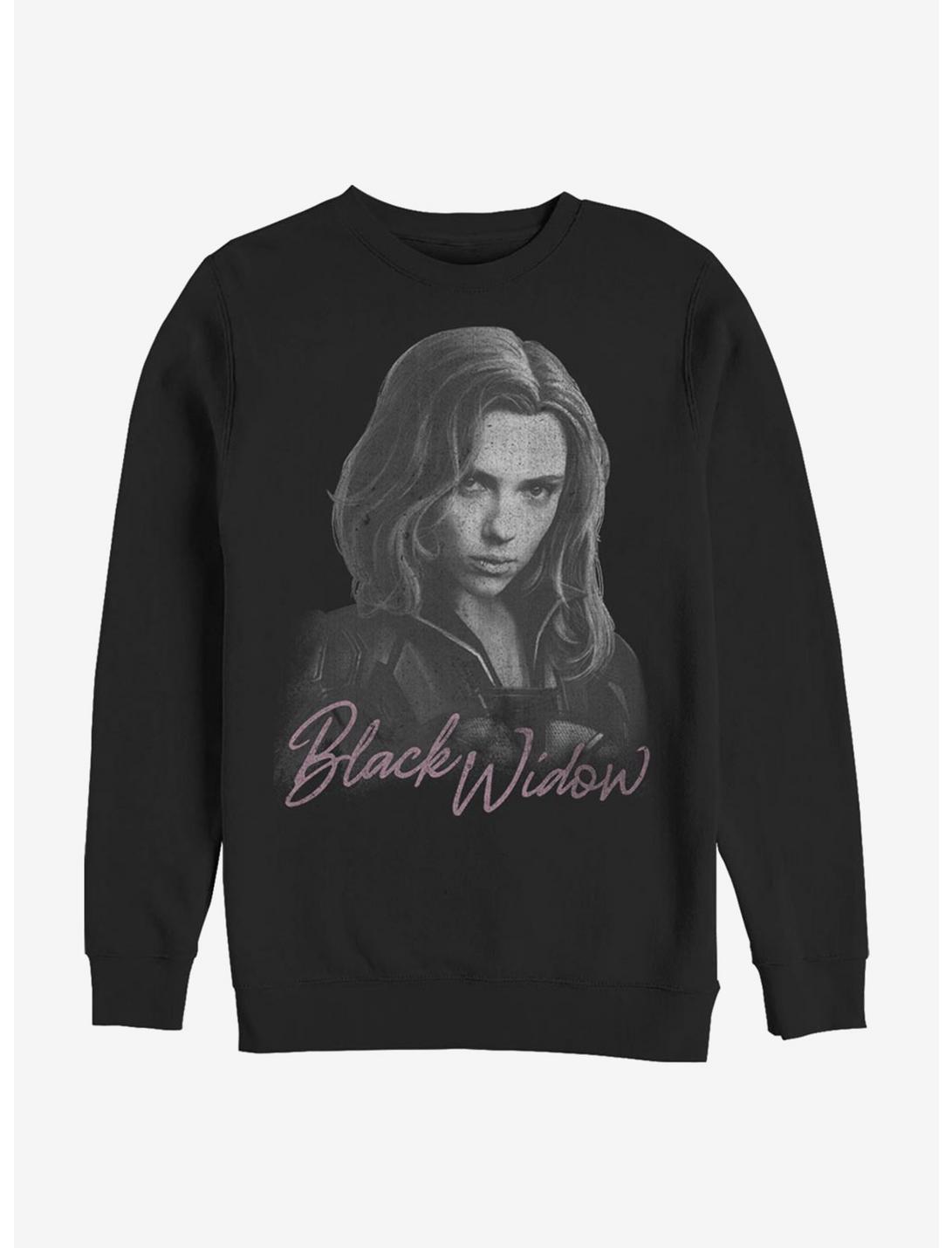Marvel Black Widow Monochrome Sweatshirt, BLACK, hi-res