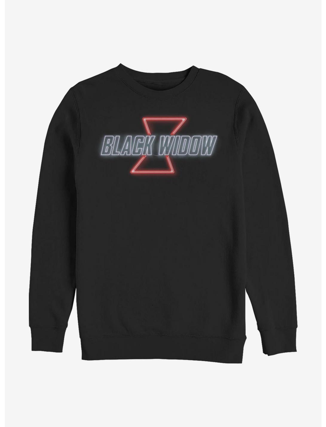 Marvel Black Widow Neon Sweatshirt, BLACK, hi-res