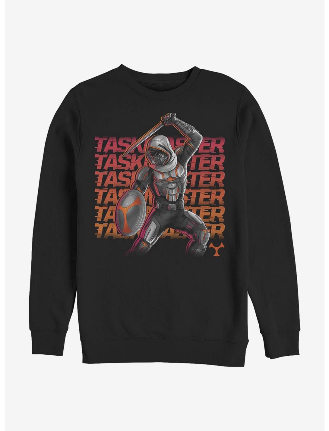 Marvel Black Widow Taskmaster Neon Sweatshirt, BLACK, hi-res