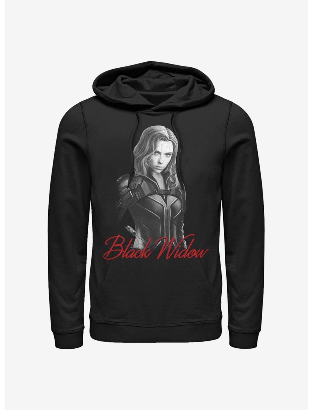 Marvel Black Widow Monochrome Hoodie, BLACK, hi-res