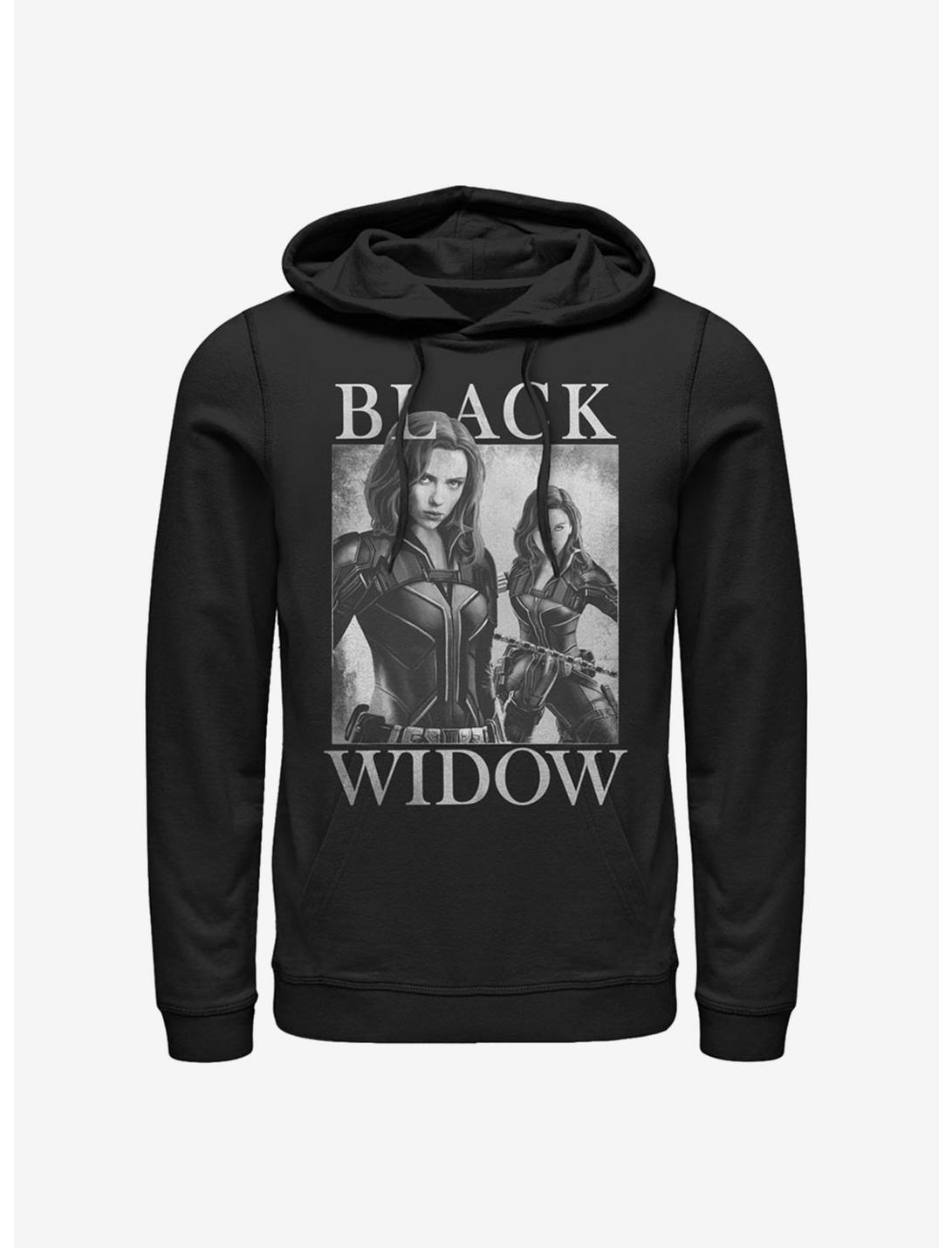 Marvel Black Widow Two Widows Mirror Hoodie, BLACK, hi-res