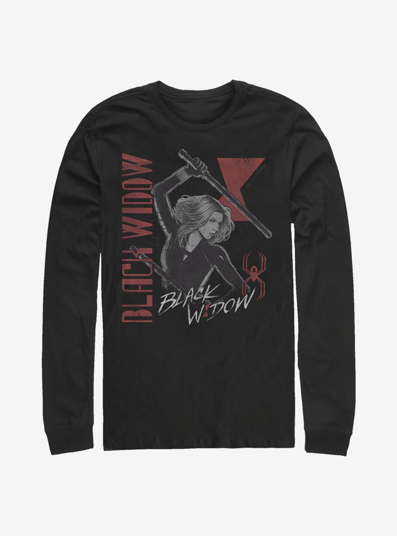 Marvel Black Widow Retro Long-Sleeve T-Shirt, , hi-res