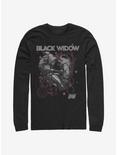 Marvel Black Widow Poster Long-Sleeve T-Shirt, BLACK, hi-res