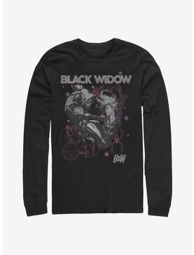 Marvel Black Widow Poster Long-Sleeve T-Shirt, , hi-res