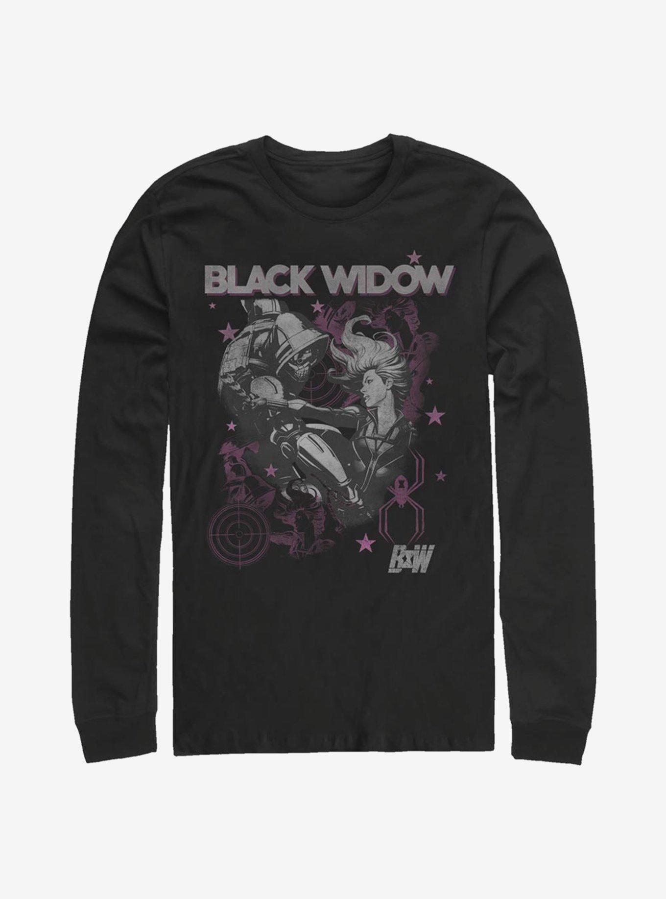 Marvel Black Widow Poster Long-Sleeve T-Shirt, , hi-res