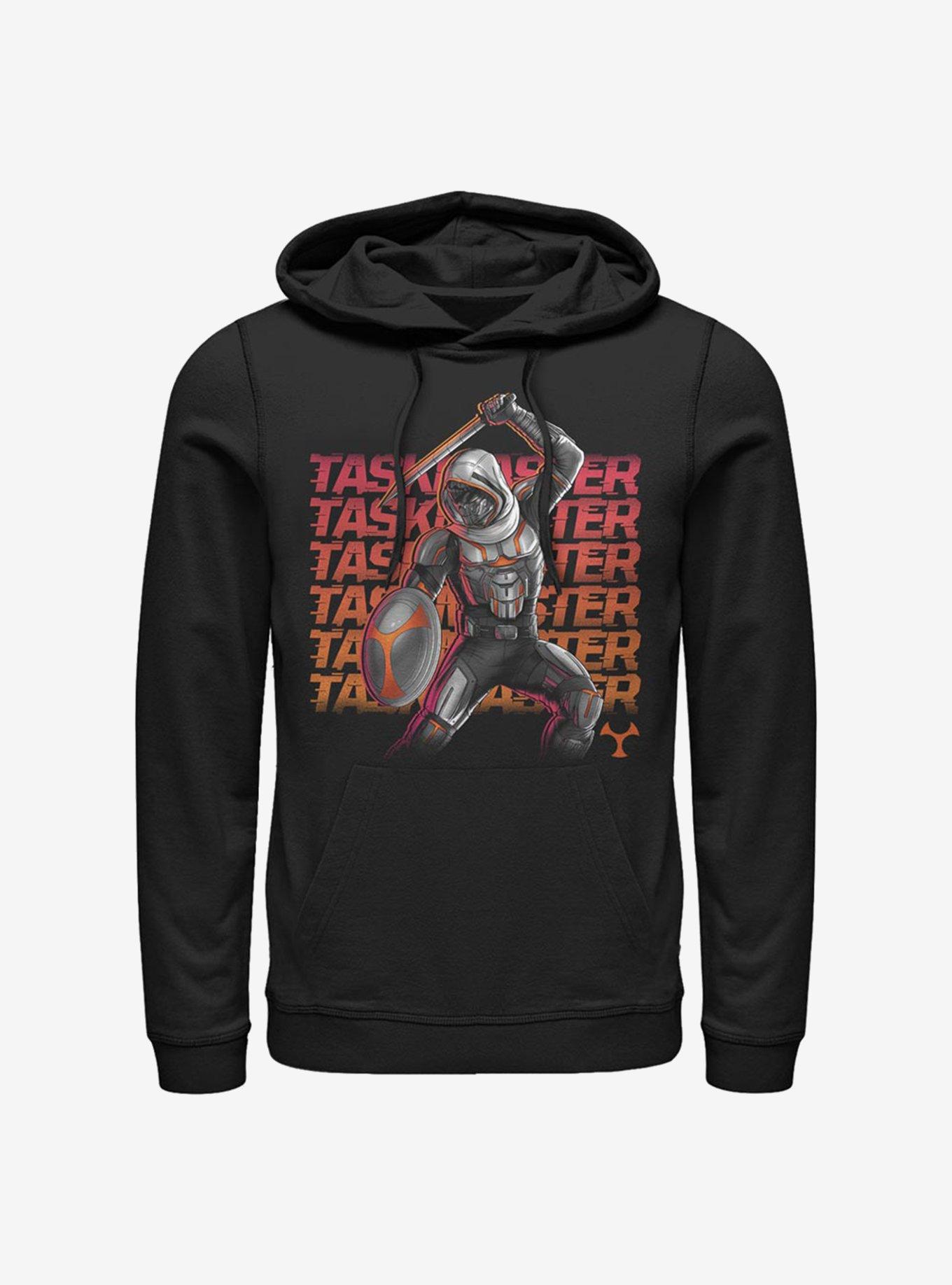 Marvel Black Widow Taskmaster Neon Hoodie, BLACK, hi-res