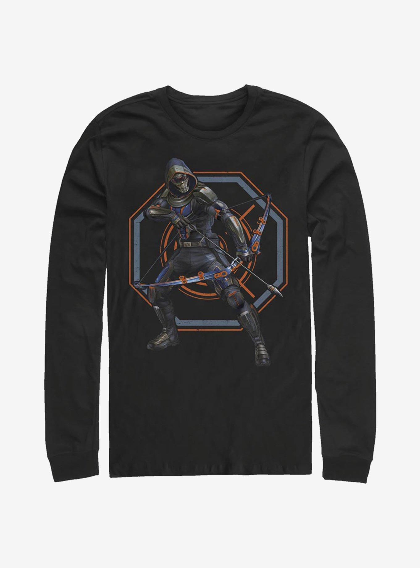 Marvel Black Widow Big Taskmaster Long-Sleeve T-Shirt, BLACK, hi-res