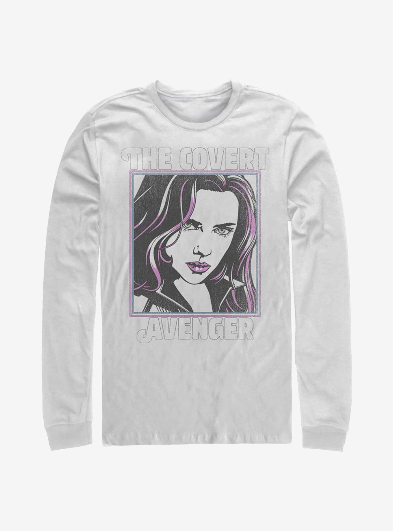 Marvel Black Widow Retro Pop Widow Long-Sleeve T-Shirt, , hi-res
