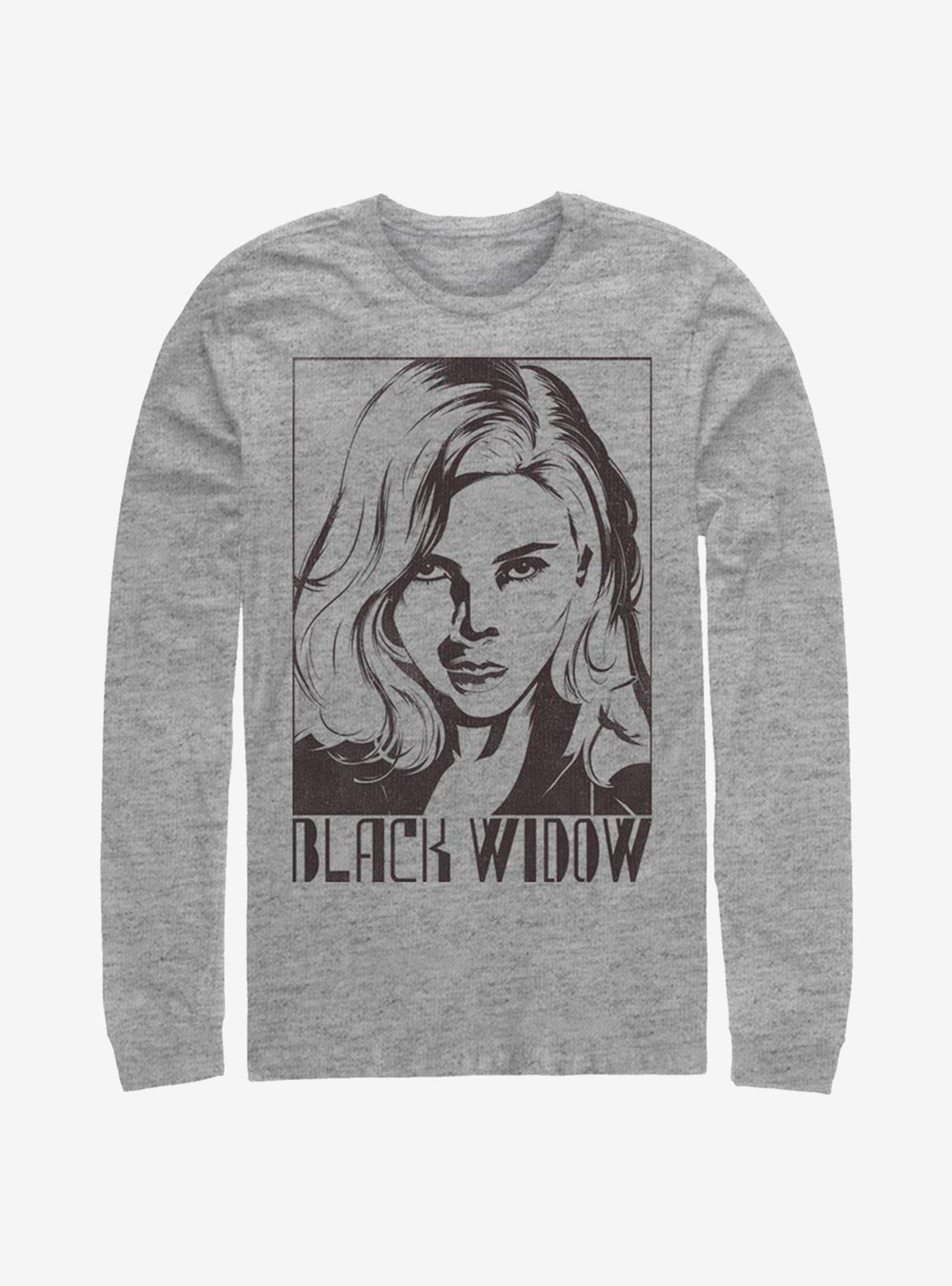 Marvel Black Widow Tie Dye Widow Long-Sleeve T-Shirt, , hi-res