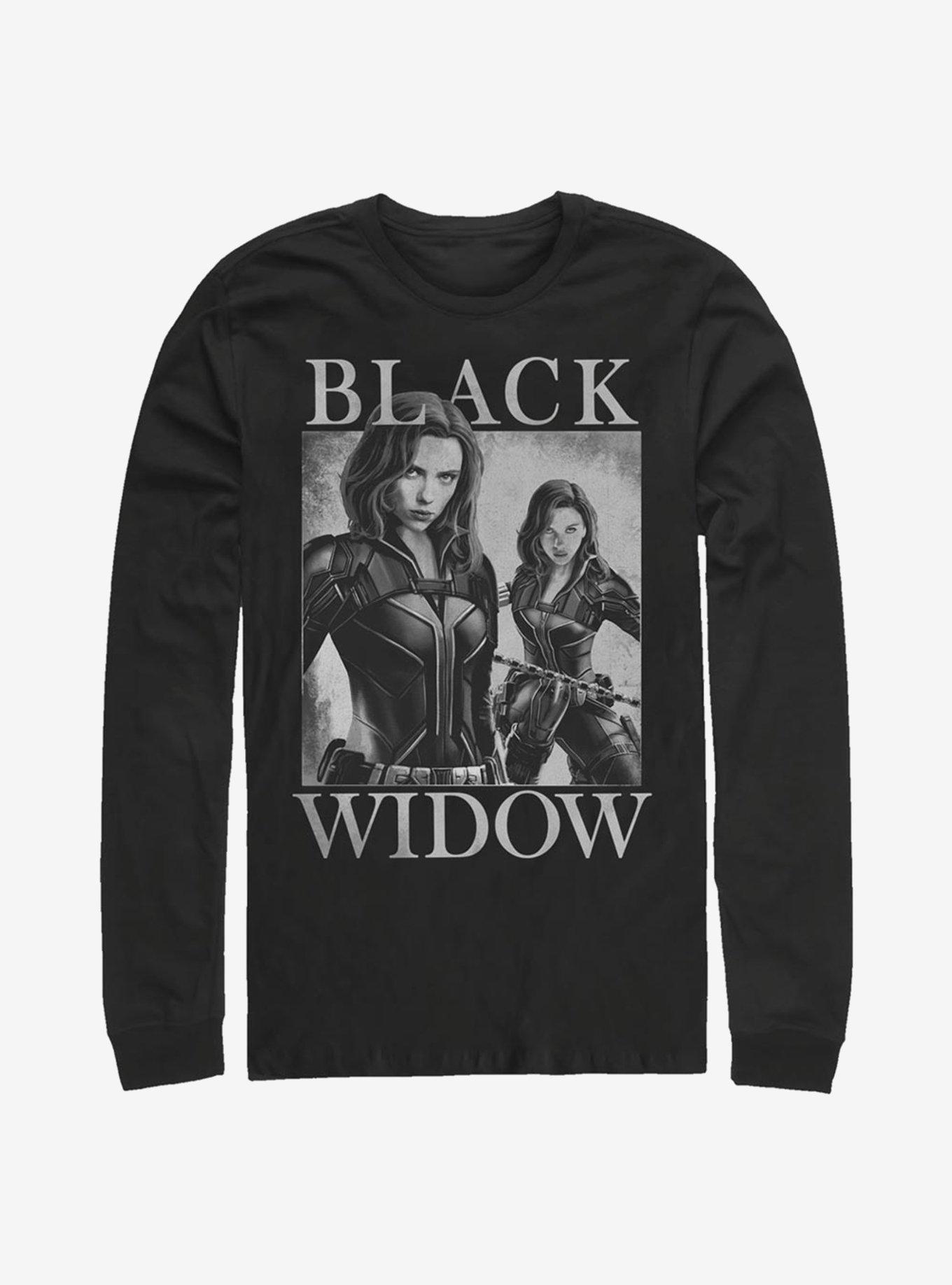 Marvel Black Widow Two Widows Mirror Long-Sleeve T-Shirt, , hi-res