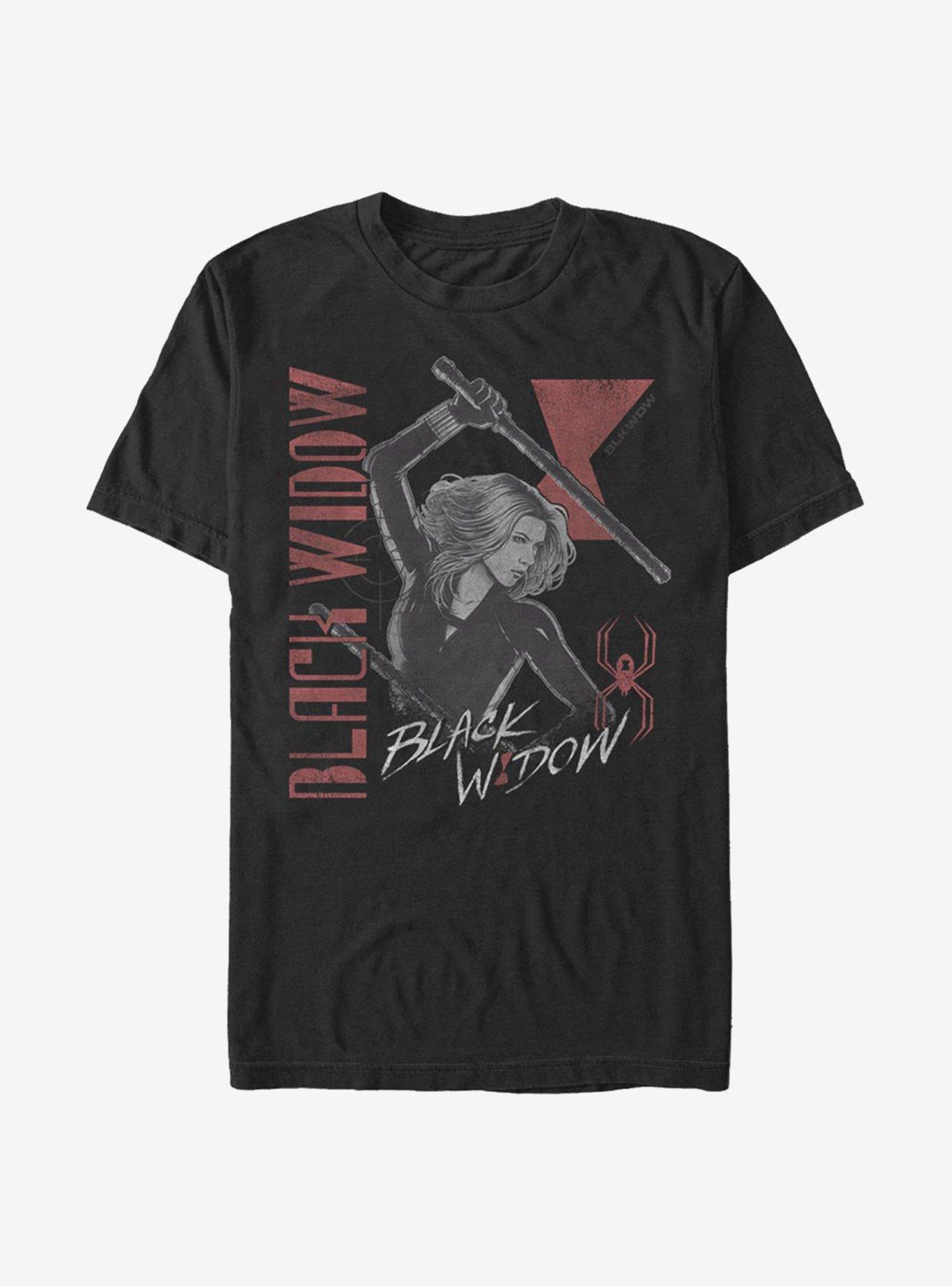 Marvel Black Widow Retro T-Shirt, , hi-res