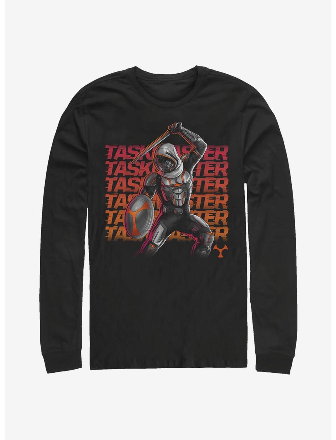 Marvel Black Widow Taskmaster Neon Long-Sleeve T-Shirt, BLACK, hi-res