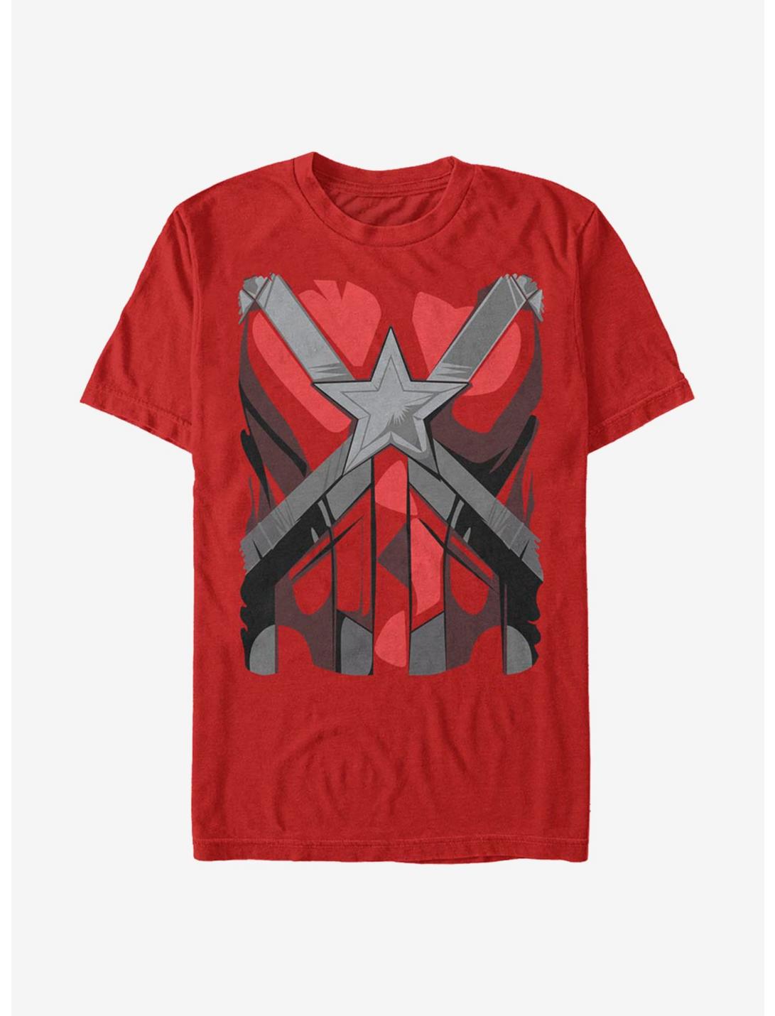Marvel Black Widow Red Guardian Costume T-Shirt, RED, hi-res