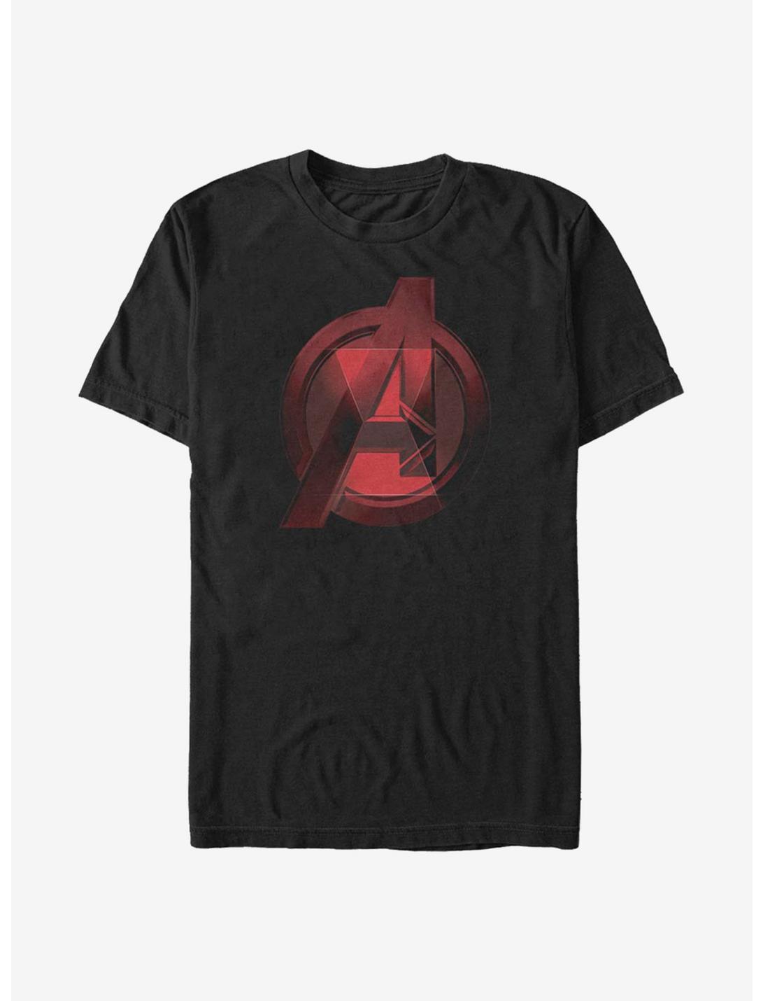 Marvel Black Widow Avenger Logo T-Shirt, BLACK, hi-res