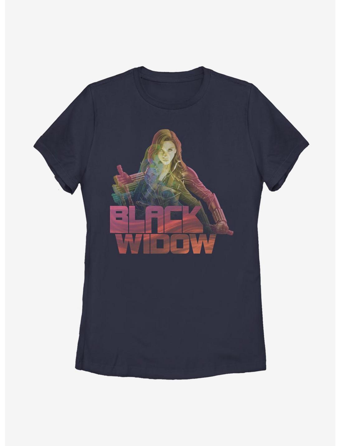 Marvel Black Widow Womens T-Shirt, NAVY, hi-res