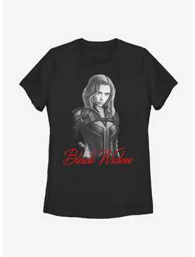 Marvel Black Widow Monochrome Womens T-Shirt, , hi-res