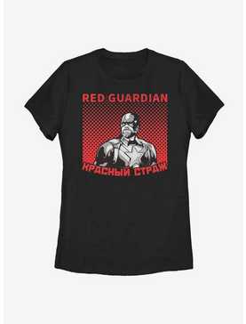 Marvel Black Widow Halftone Red Guardian Womens T-Shirt, , hi-res