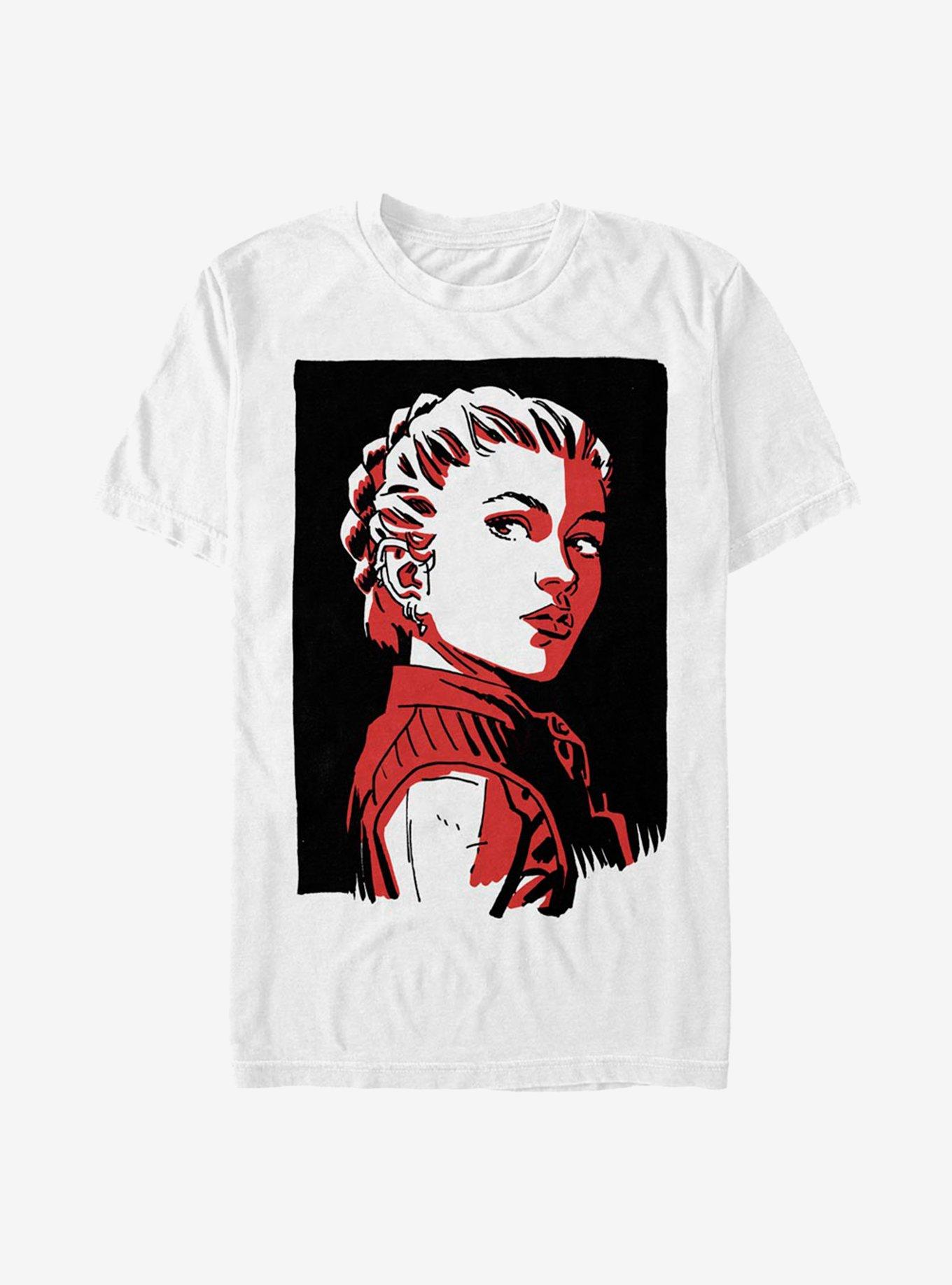 Marvel Black Widow Yelena Portrait T-Shirt, WHITE, hi-res