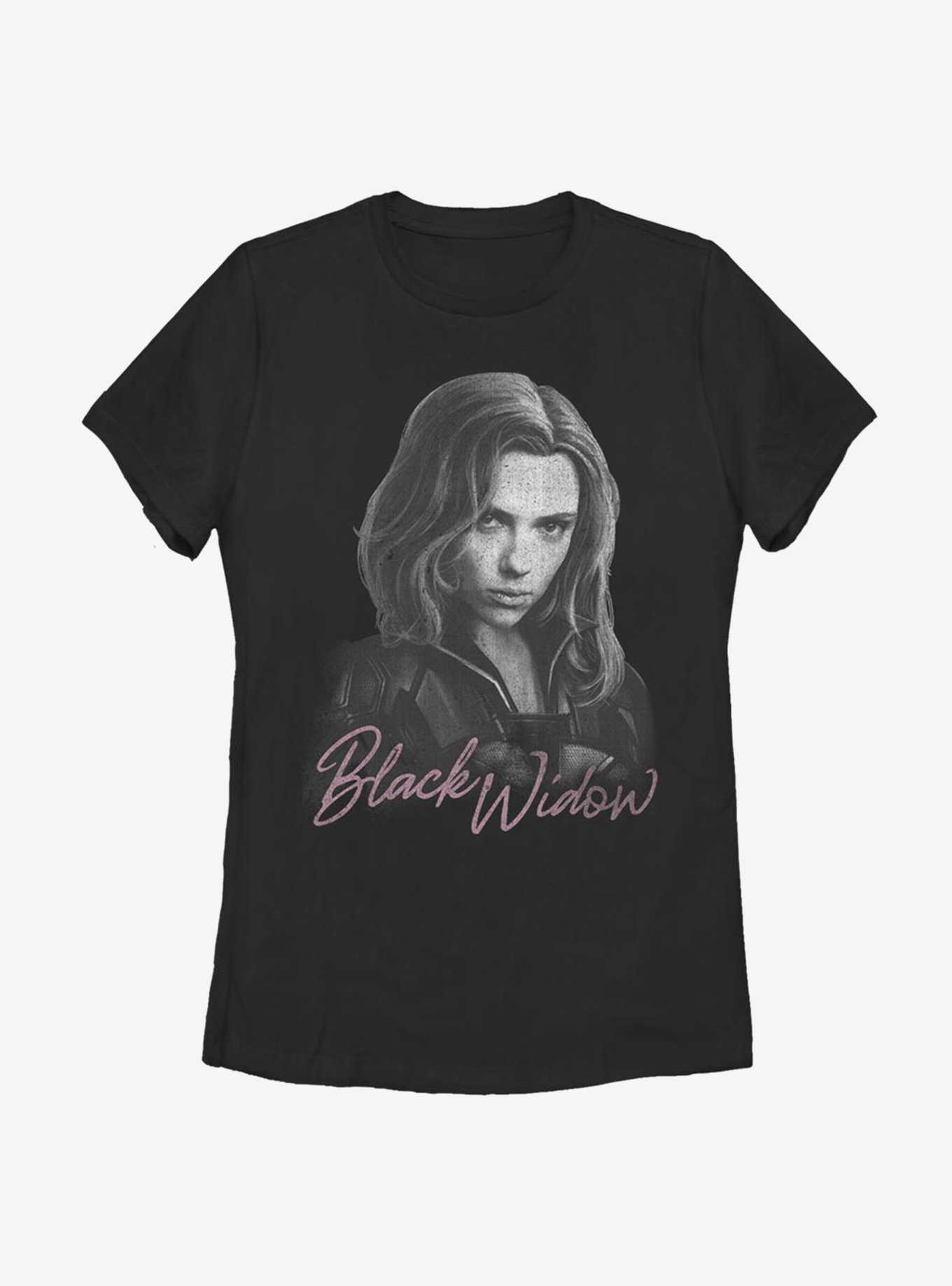 Marvel Black Widow Monochrome Womens T-Shirt, , hi-res