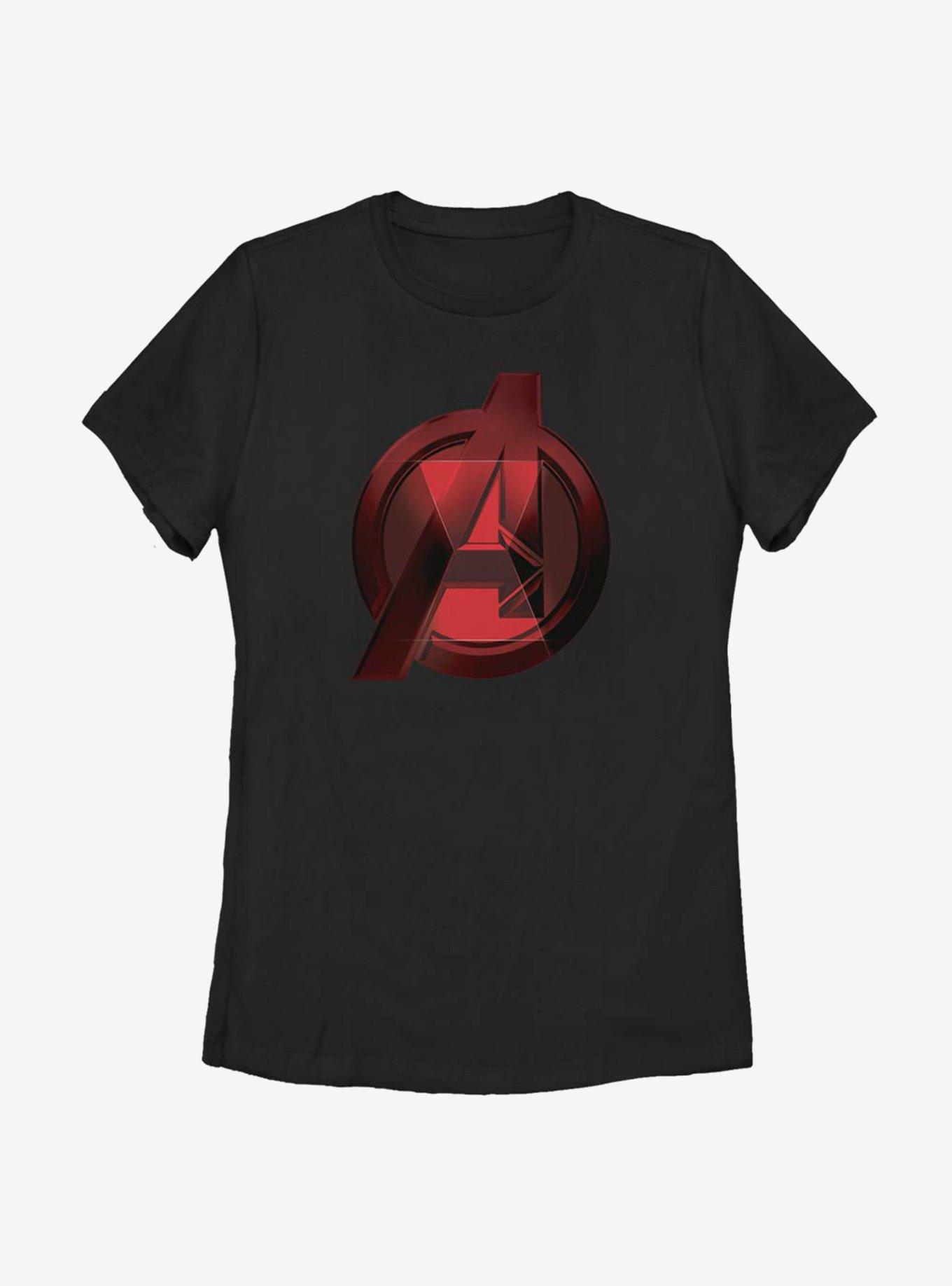 Marvel Black Widow Avenger Logo Womens T-Shirt, , hi-res