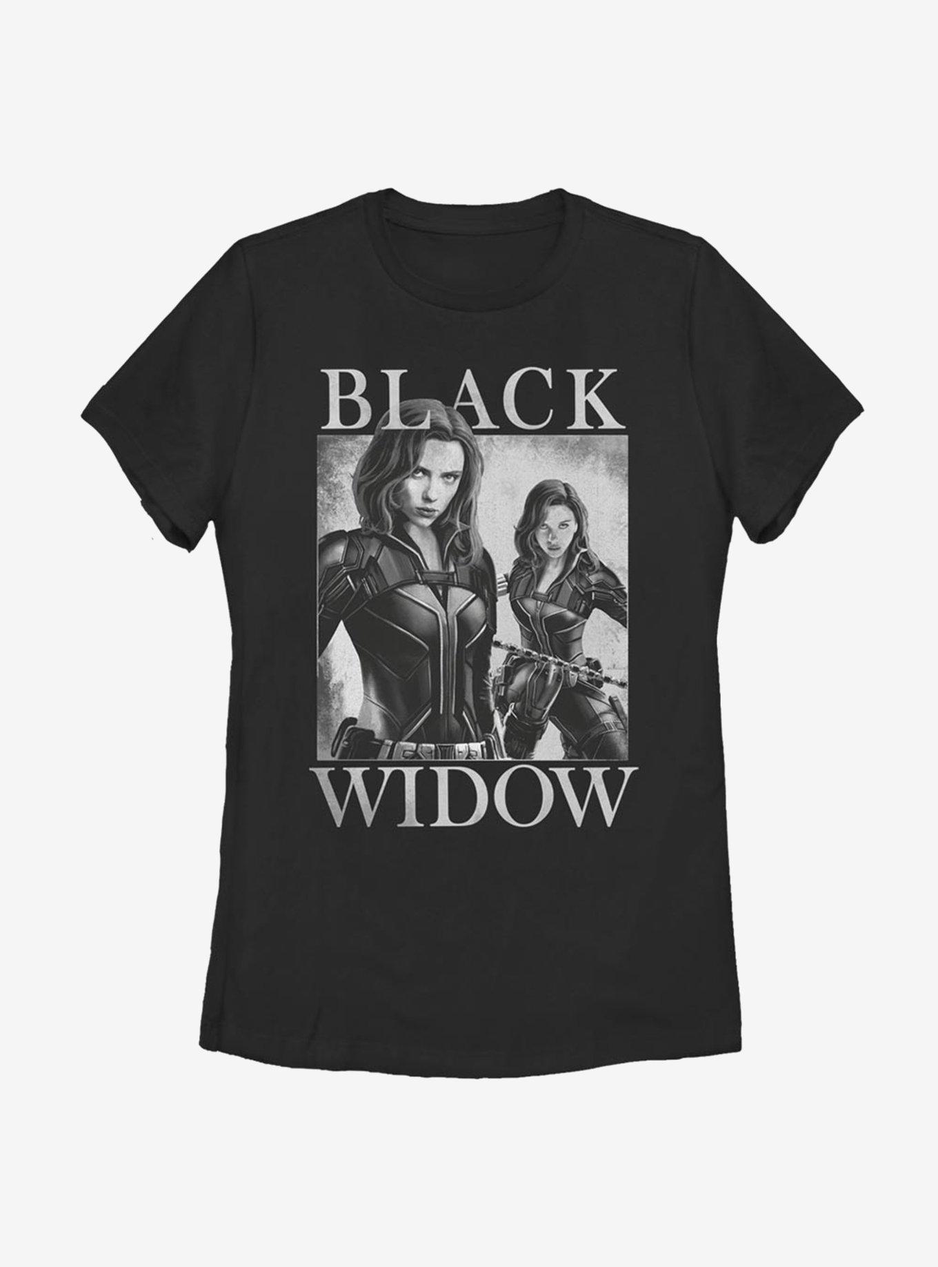 Marvel Black Widow Two Widows Mirror Womens T-Shirt, , hi-res