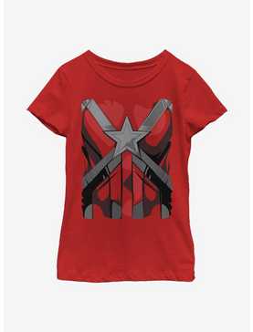 Marvel Black Widow Red Guardian Costume Youth Girls T-Shirt, , hi-res